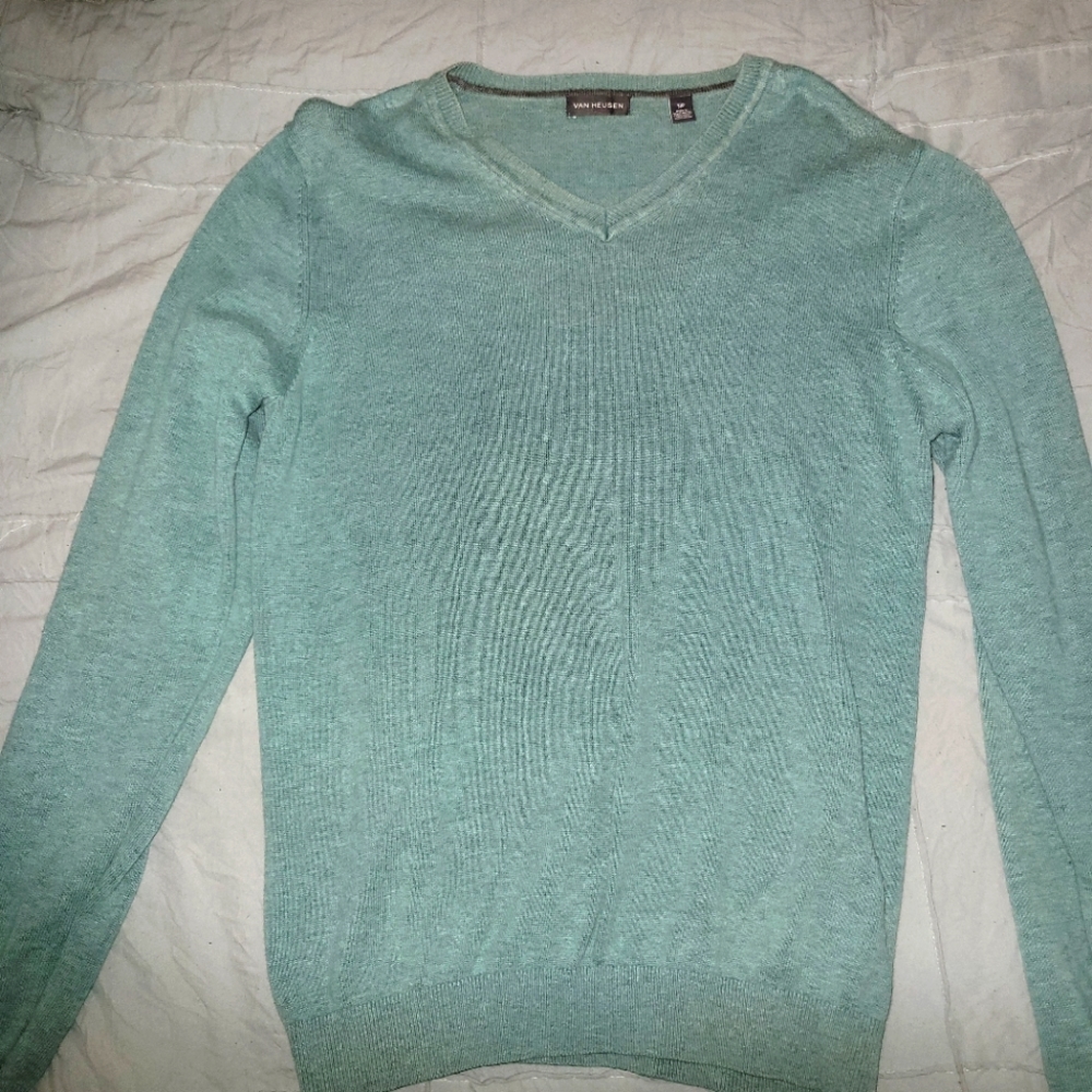 Teal sweater v-neck